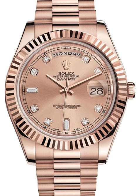 pink gold president rolex|rose gold rolex price.